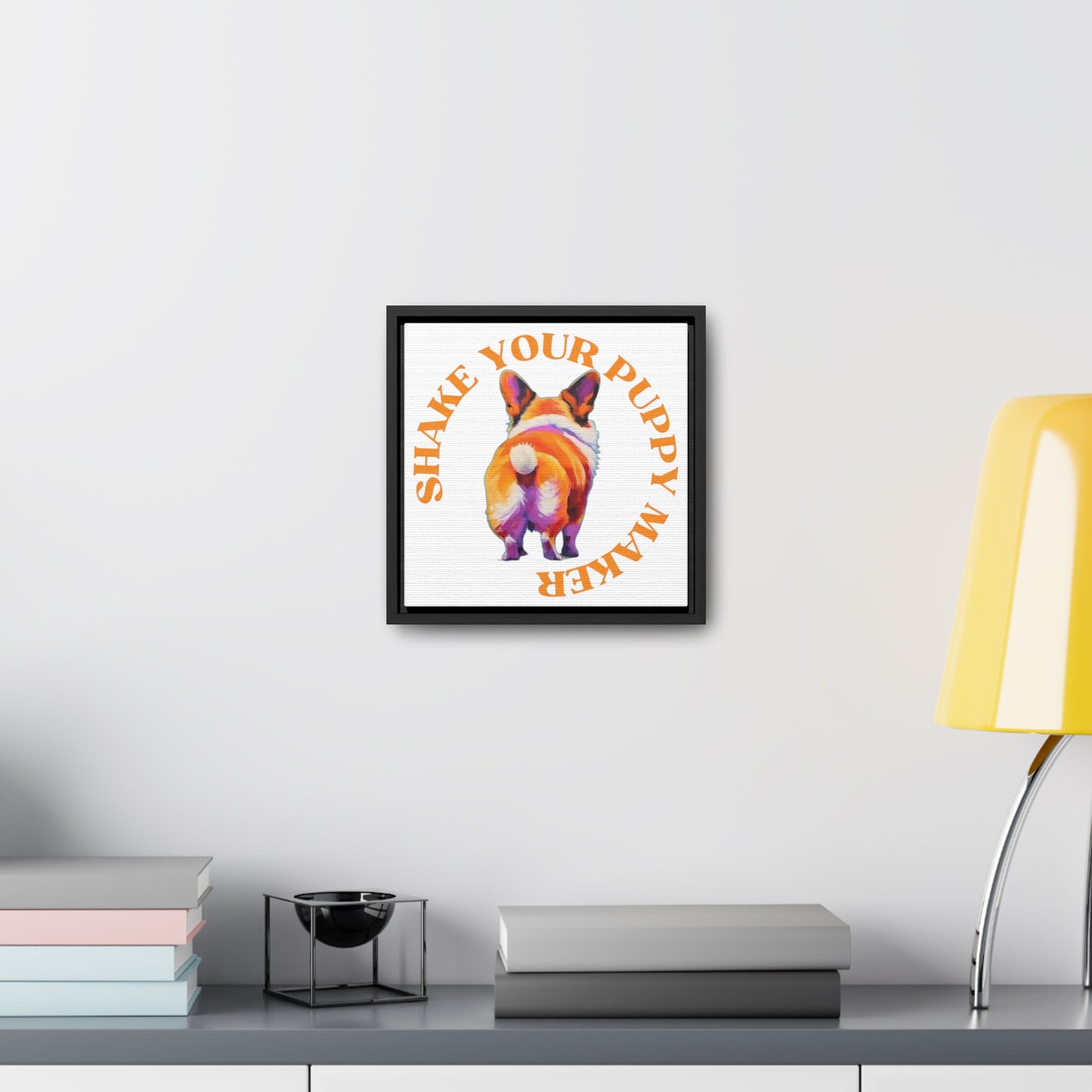 Shake Your Puppy Maker - Framed on Canvas