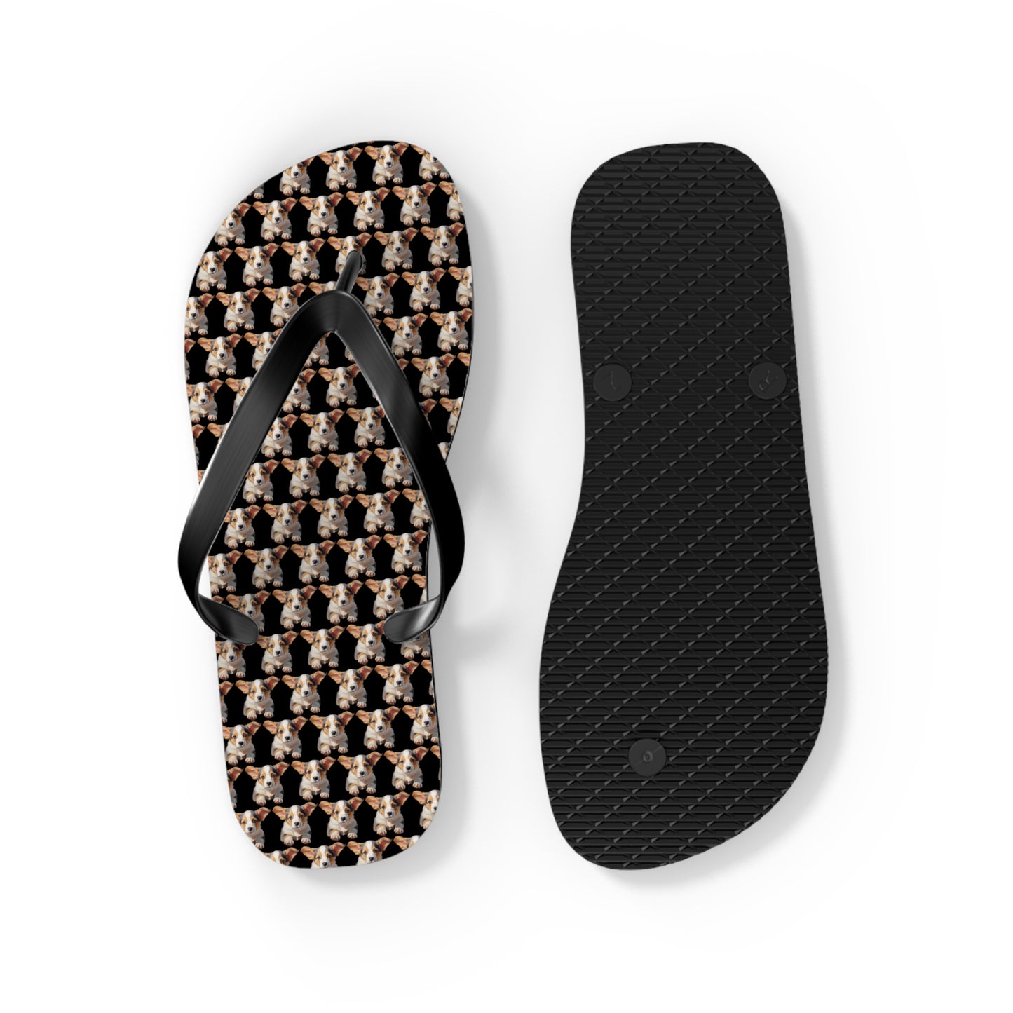 Puppy Love Mosaic Flip-Flops