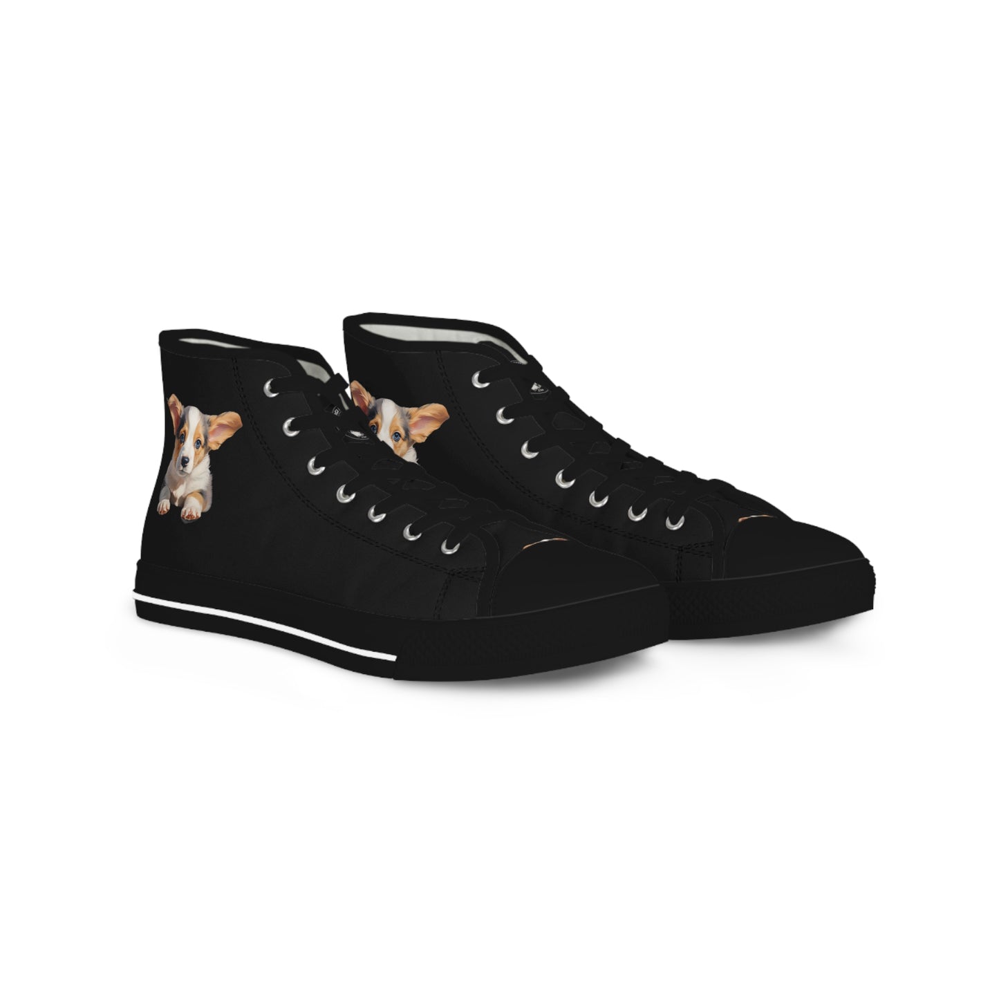 Puppy Portrait - Men's High Top Sneakers