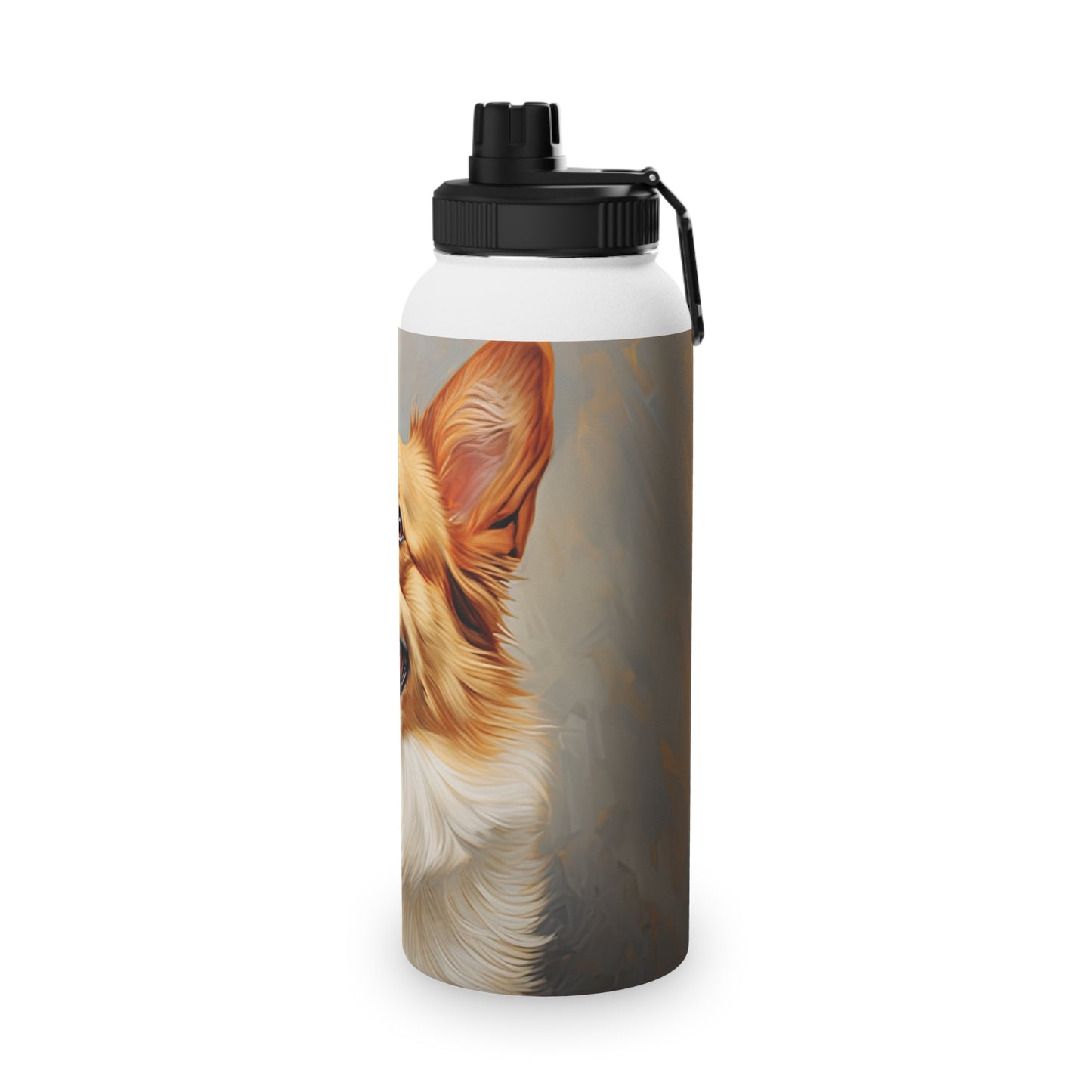 Pembroke Portrait - Water Bottle with Sport Lid