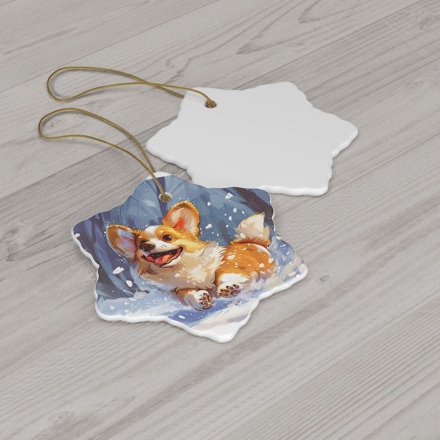 Winter Fun - Ceramic Ornament