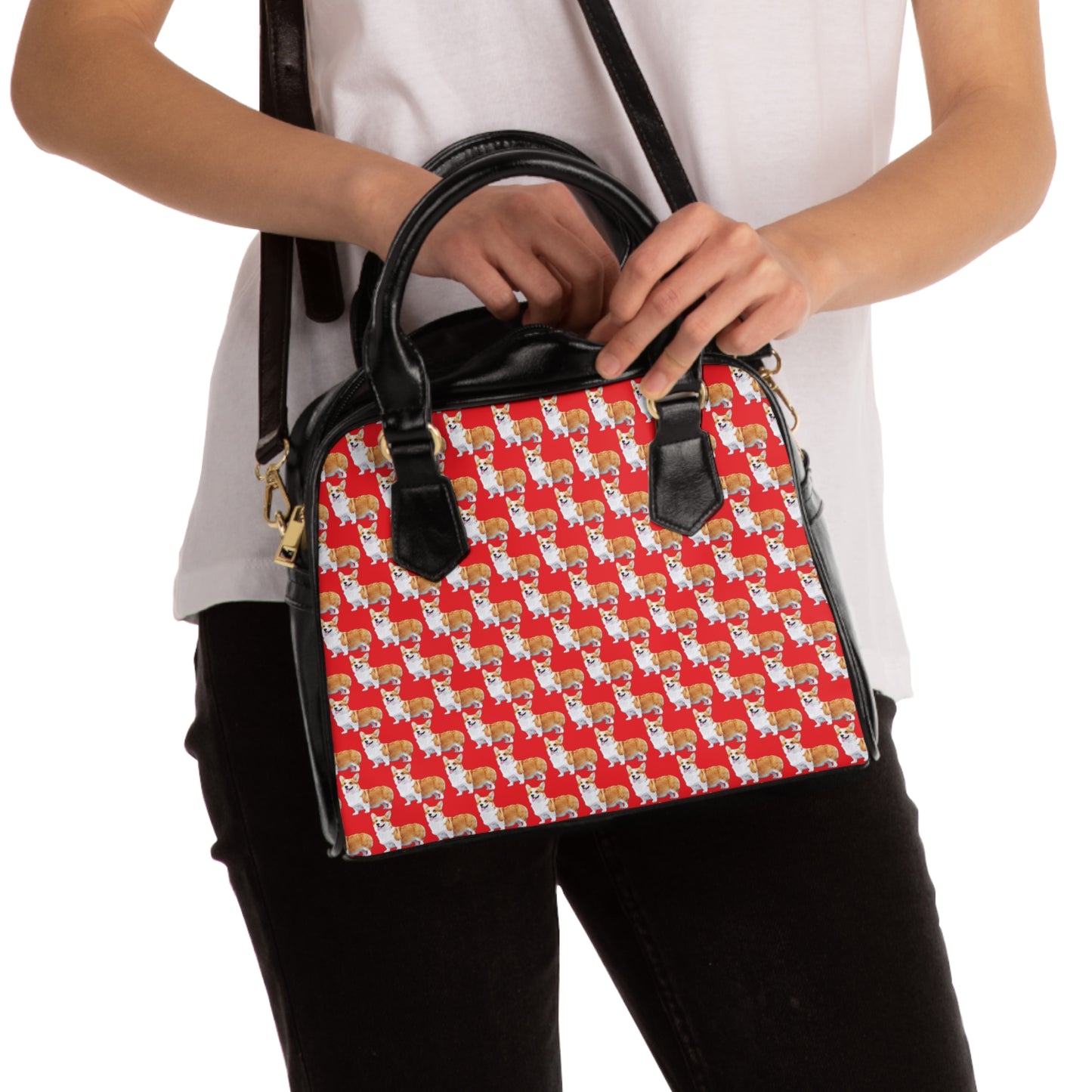 The Classic Mosaic - Handbag w/Removable Shoulder Strap