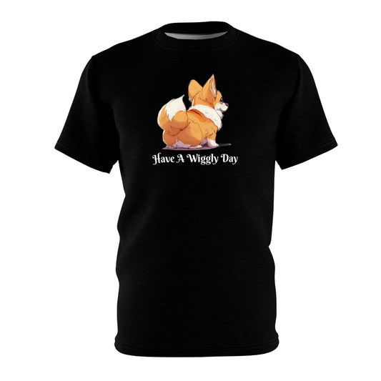 T-shirt noir Have a Wiggly Day Bold