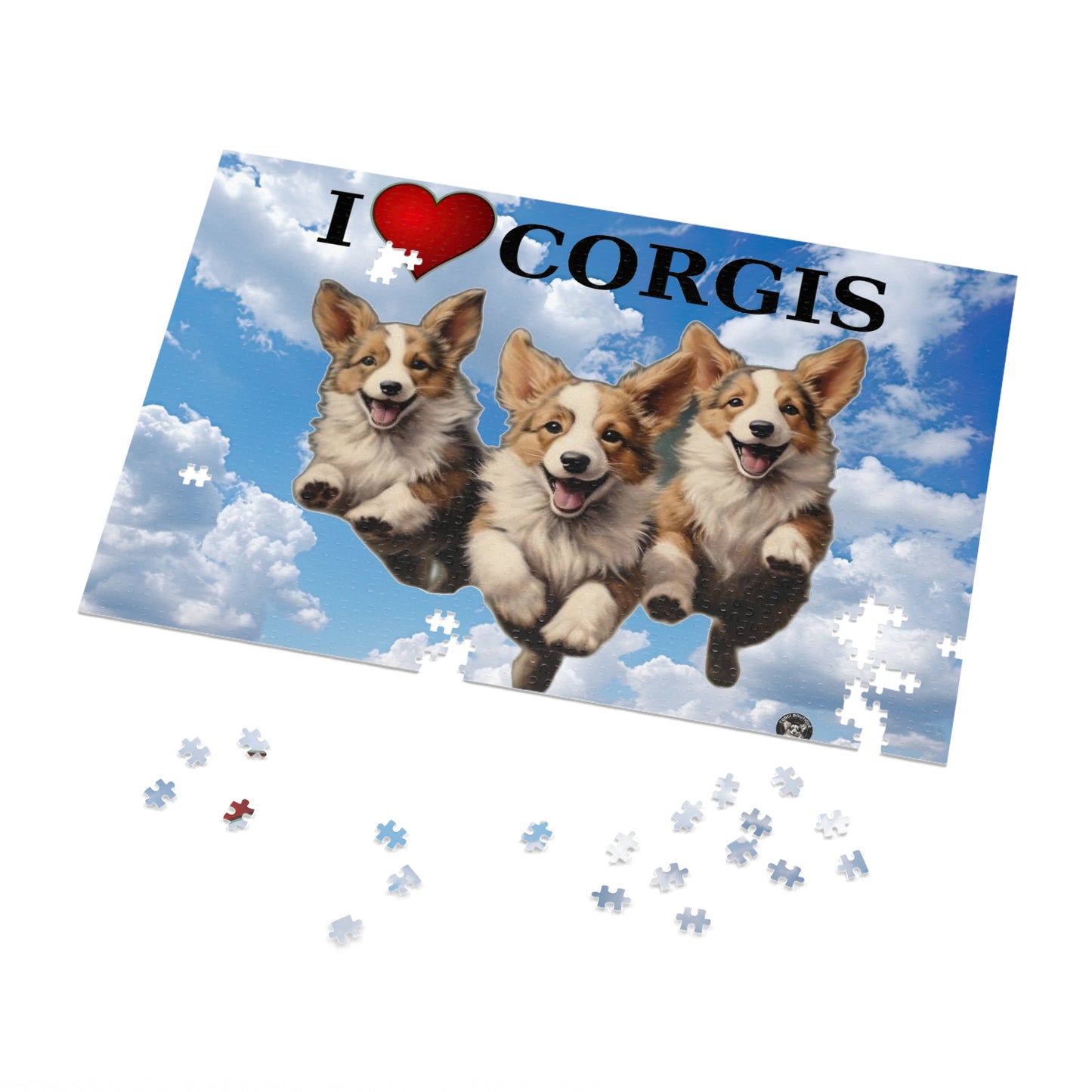 I Heart Corgis - Jigsaw Puzzle