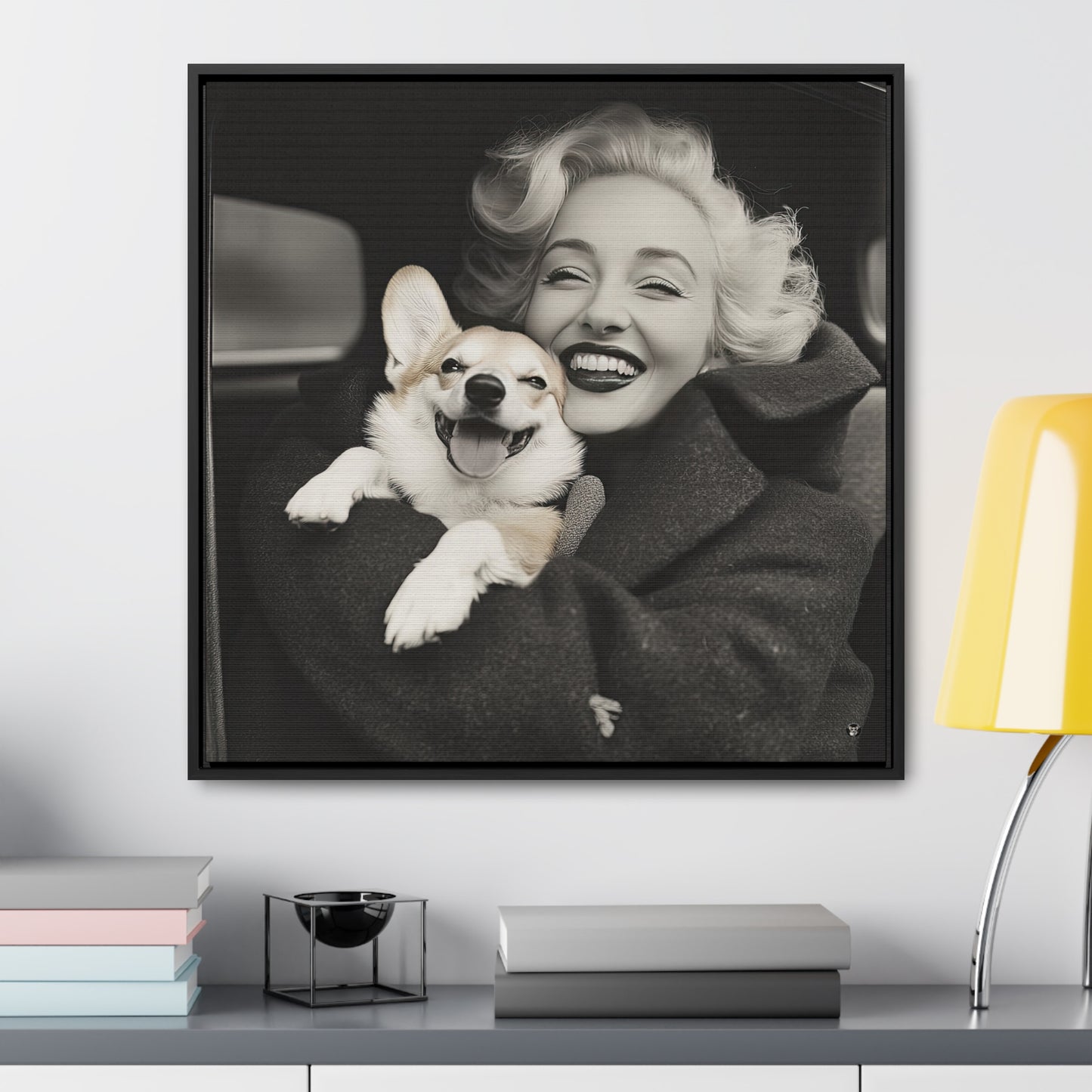 Marilyn's Bestie - Framed on Canvas