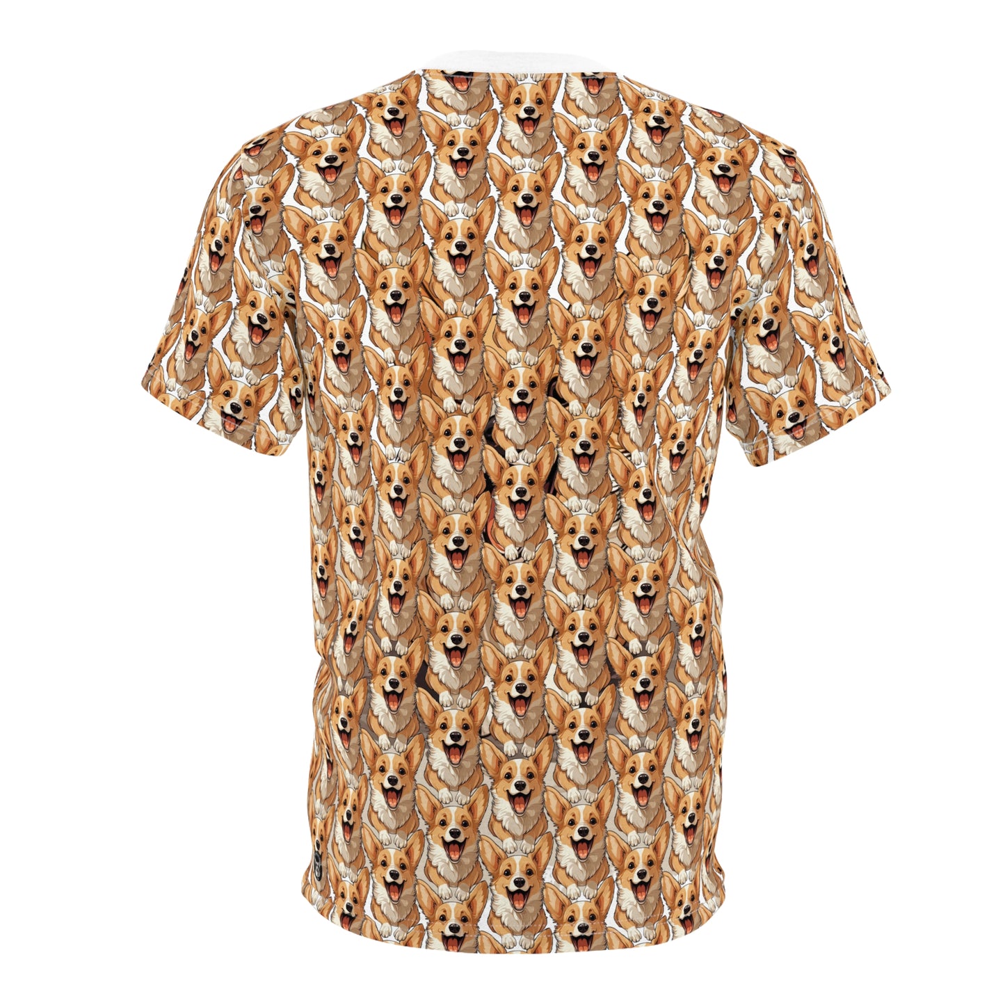 T-shirt Mosaïque Corgi Mignon Audacieux