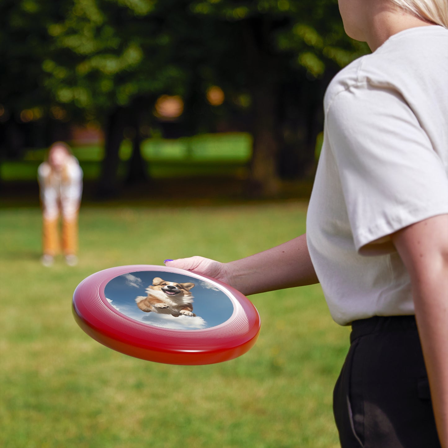 Flying Corgi - Wham-O Frisbee