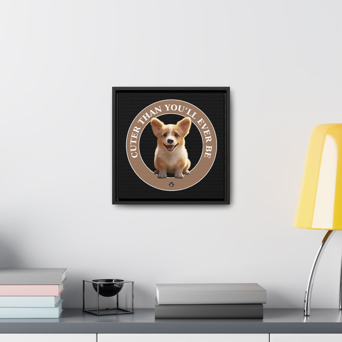 Cuter Than You - Framed on Canvas