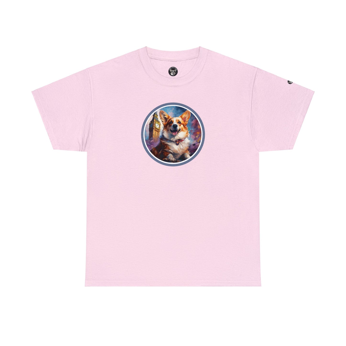 Corgi and Ben - Unisex Heavy Cotton Tee
