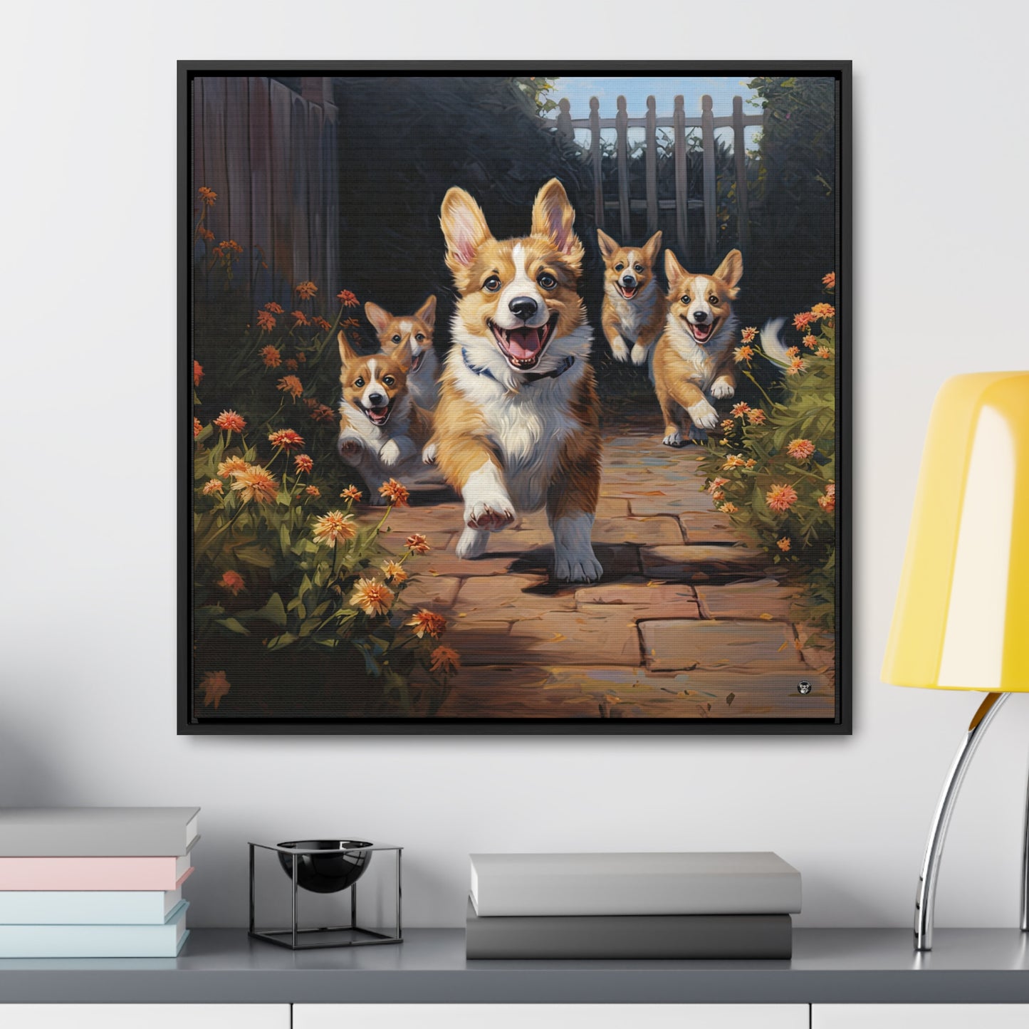 Welcome Home - Framed on Canvas