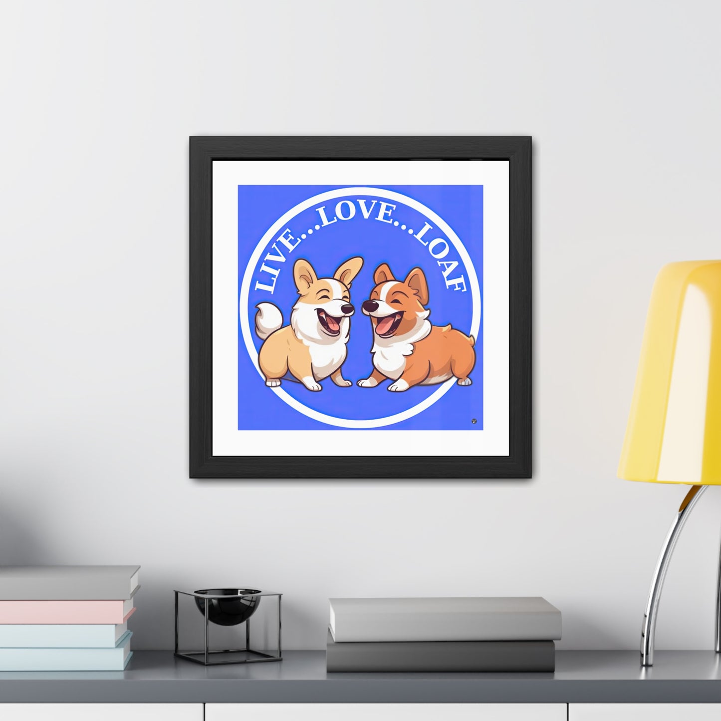 Live...Love...Loaf - Framed Print