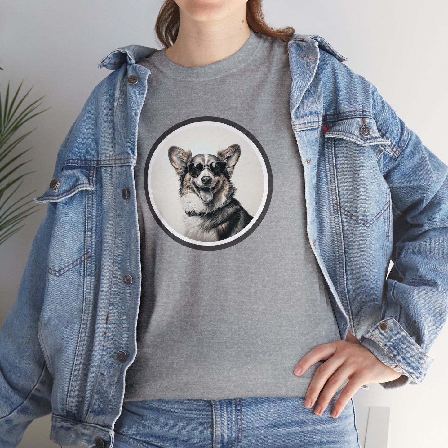Corgi Cool - Unisex Heavy Cotton Tee
