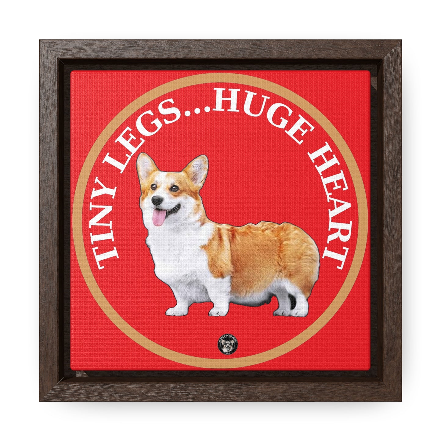 Tiny Legs...Huge Heart - Framed on Canvas