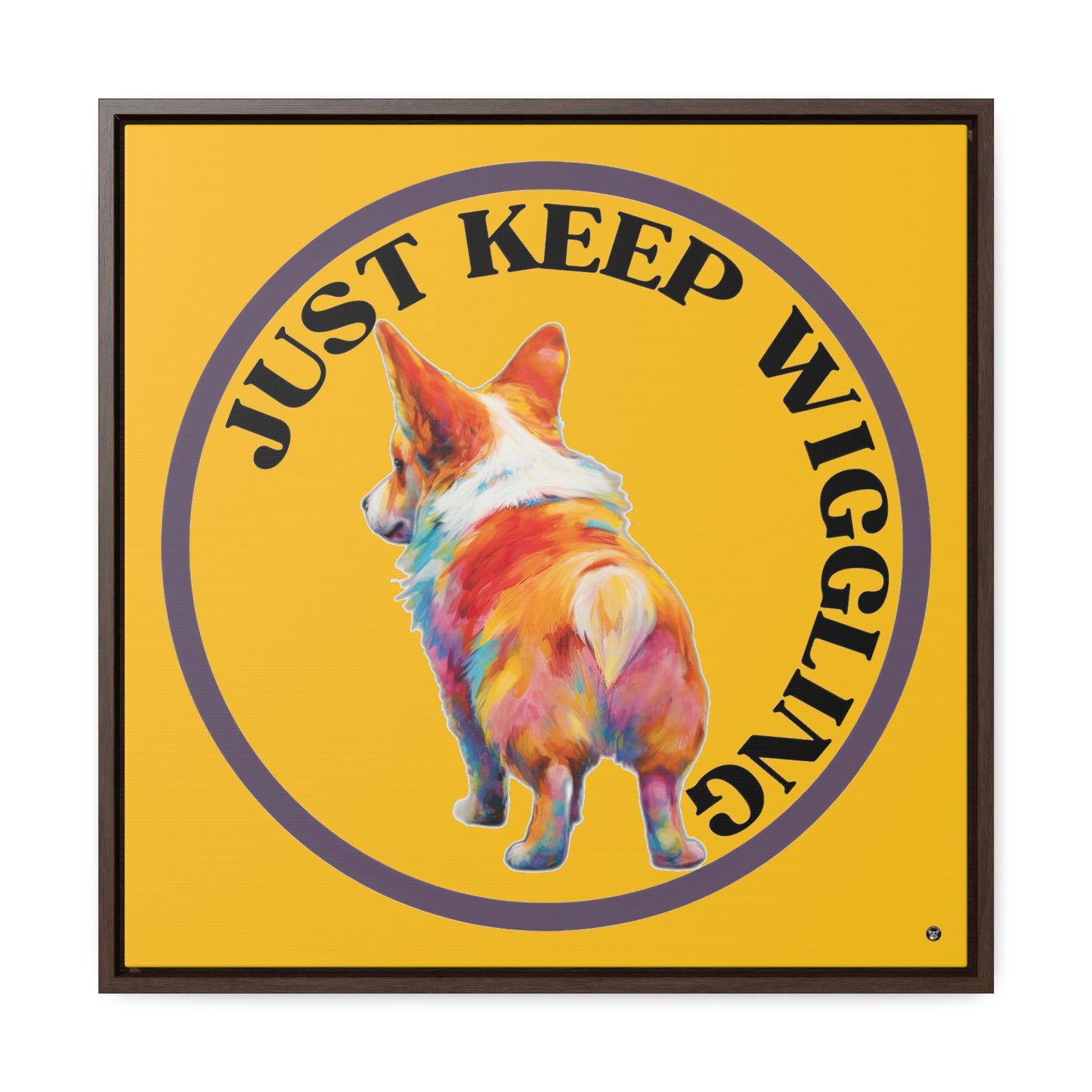 Just Keep Wiggling - Framed on Canvas