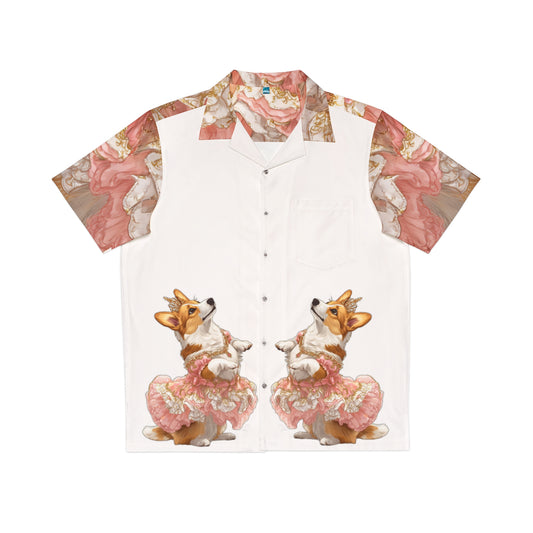 Princess Corgi Hawaiian Shirt
