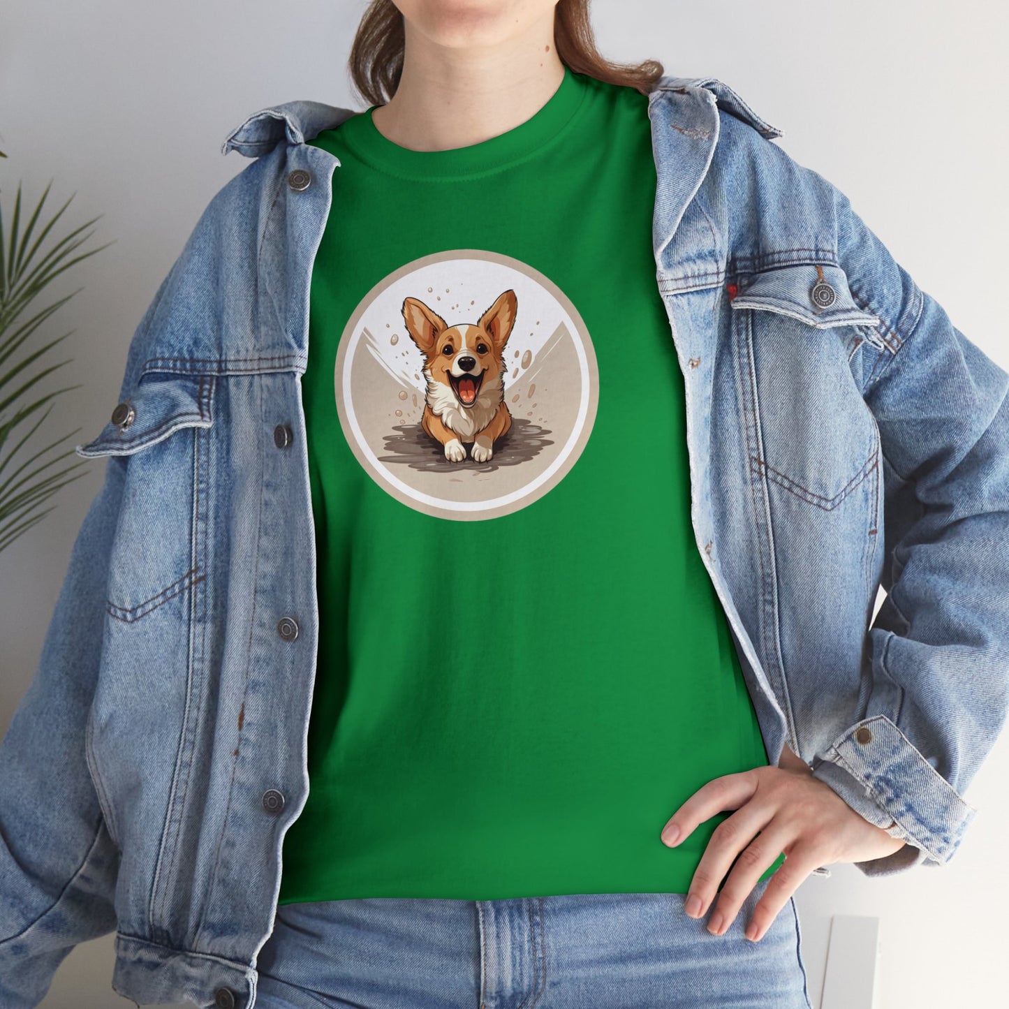 Corgi Cuteness - Unisex Heavy Cotton Tee