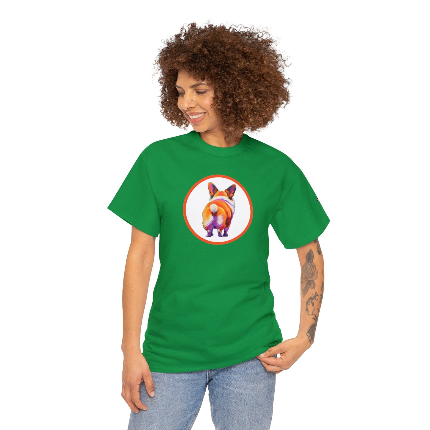 Corgi Butt - Unisex Heavy Cotton Tee