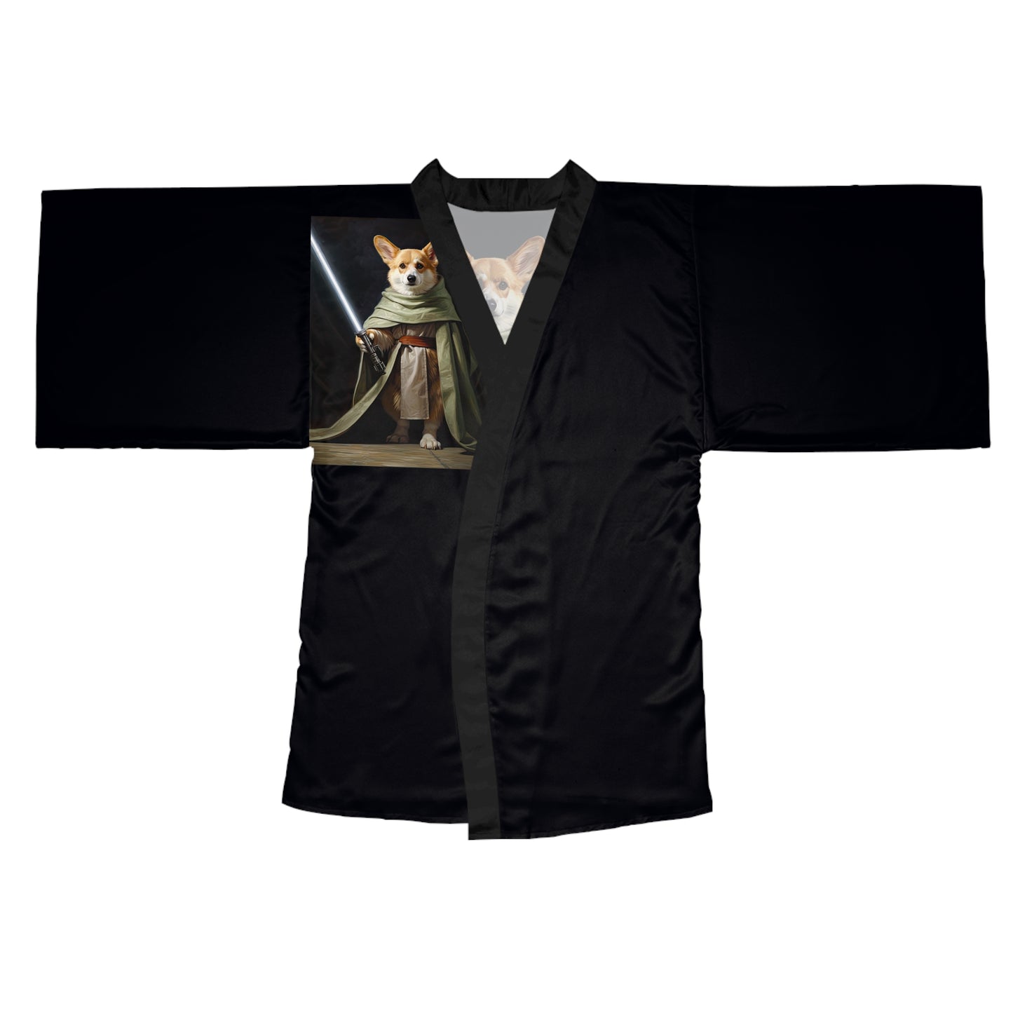 Jedi Corgi Kimono Robe