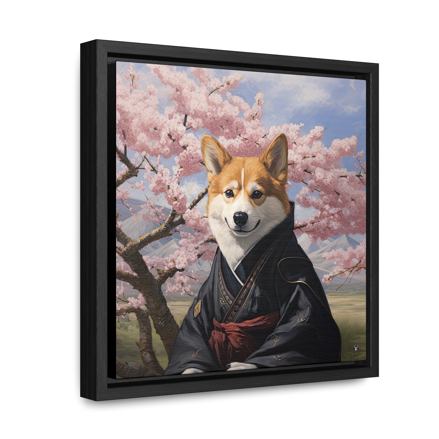Zendog - Framed on Canvas