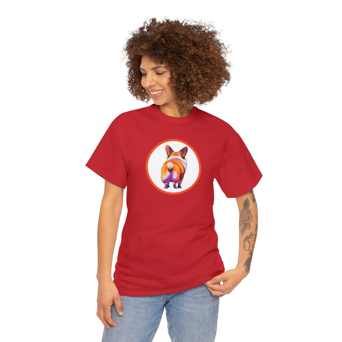 Corgi Butt - Unisex Heavy Cotton Tee