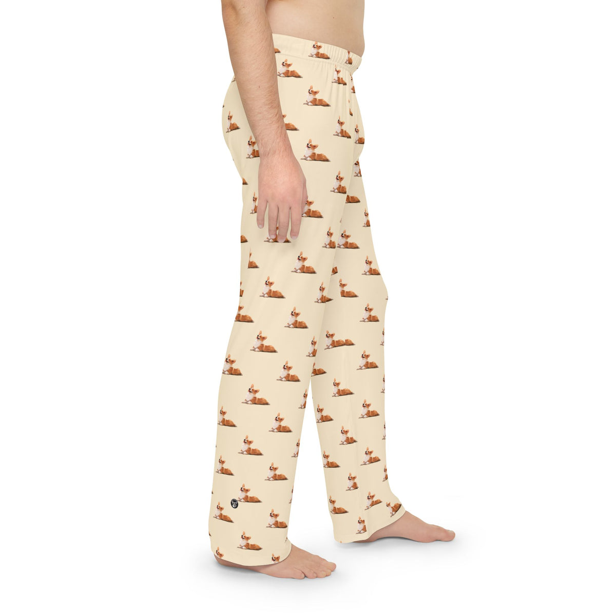 Giddy Sploot Men's Rich Creamy Champagne Lounge Pants