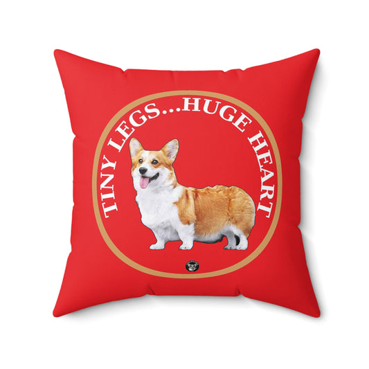 Tiny Legs...Huge Heart - Throw Pillow