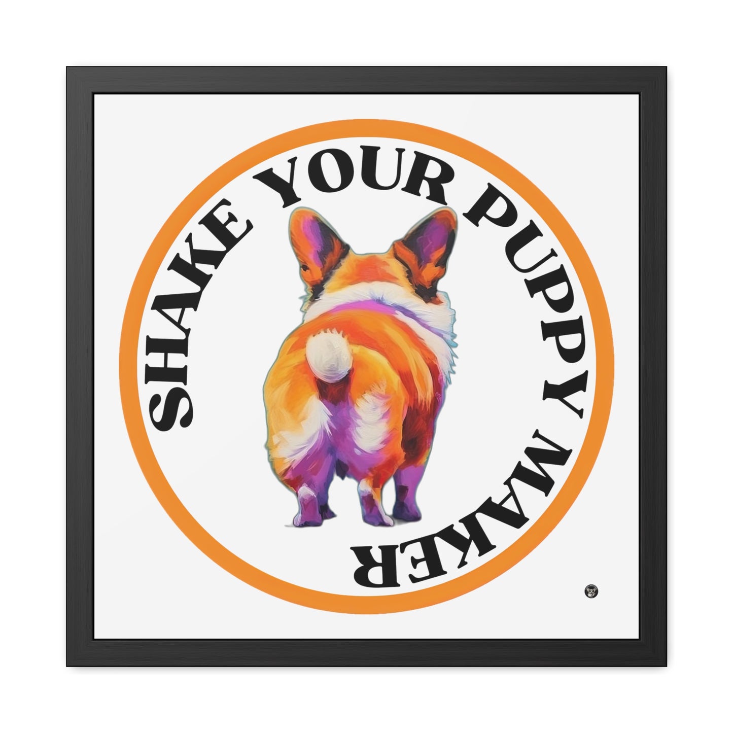 Shake Your Puppy Maker - Framed Print