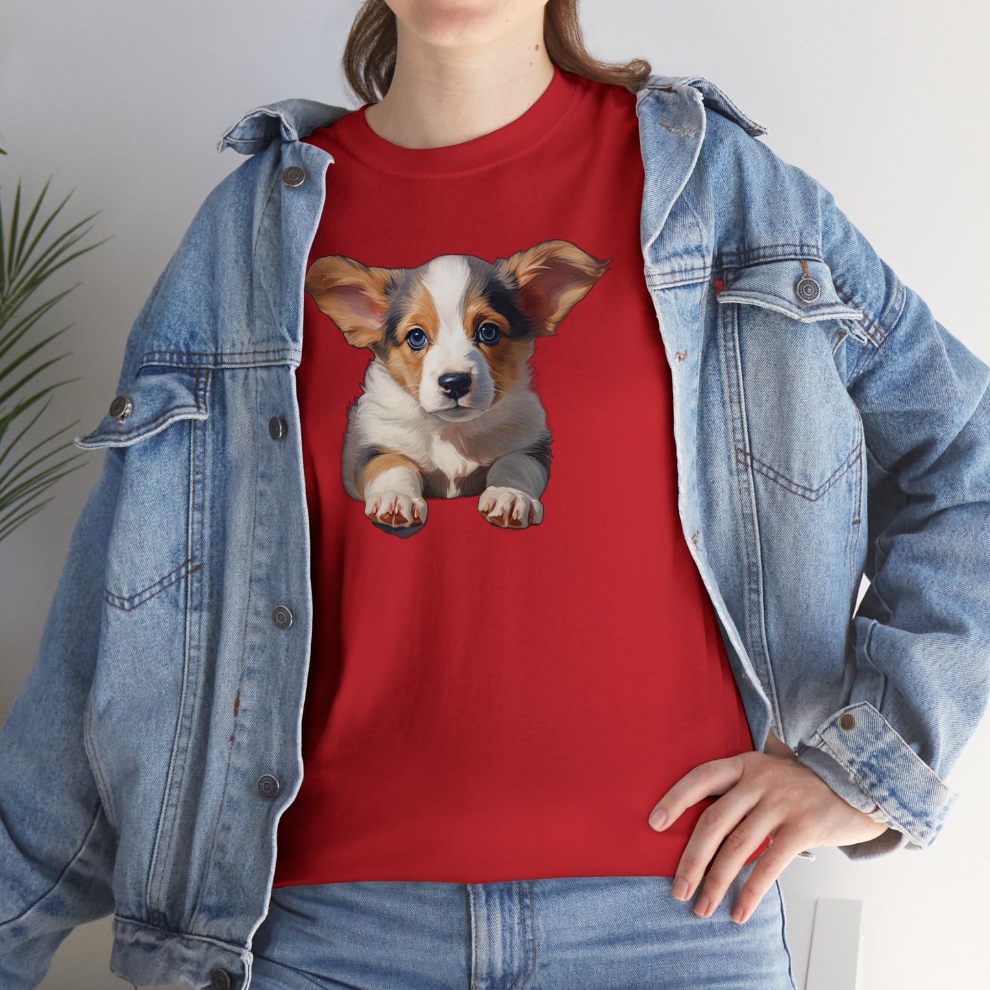 Puppy Portrait - Unisex Heavy Cotton Tee