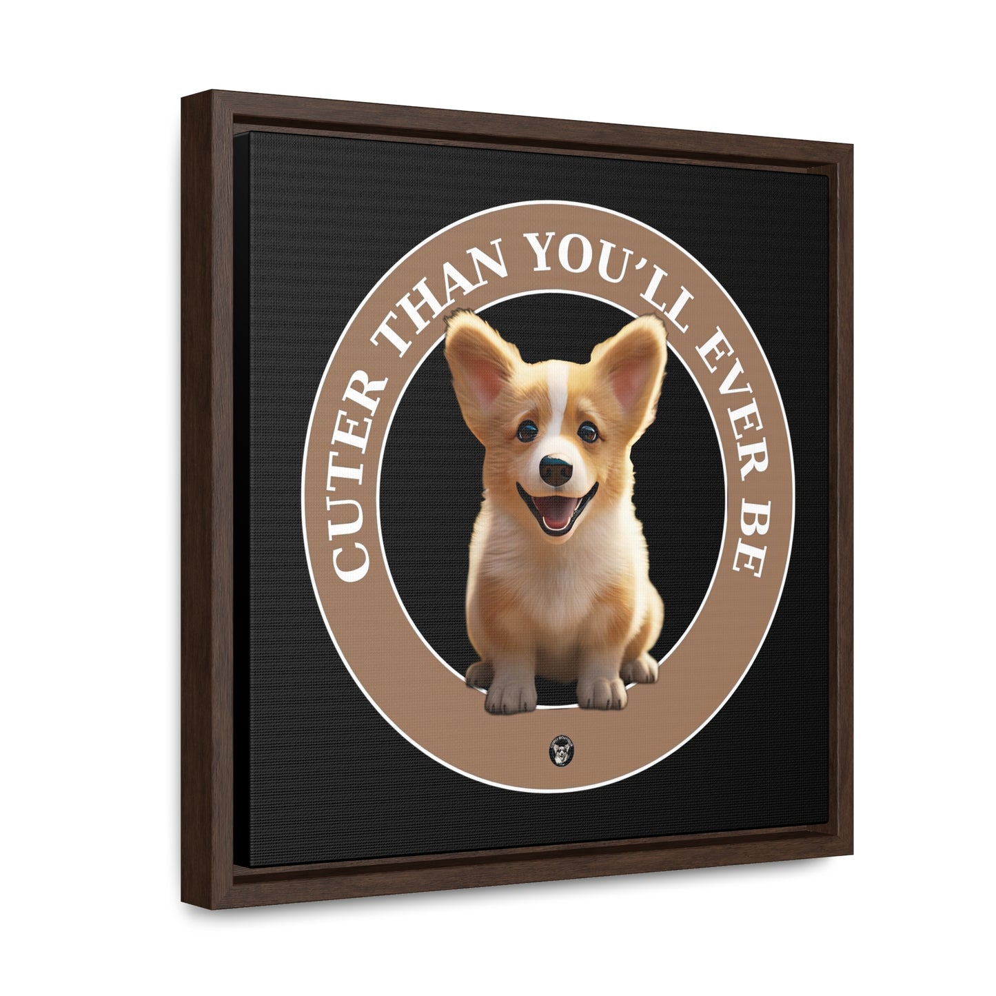 Cuter Than You - Framed on Canvas