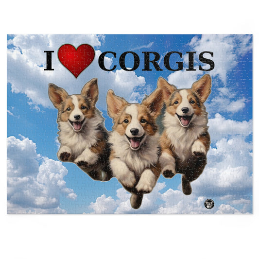 I Heart Corgis - Jigsaw Puzzle