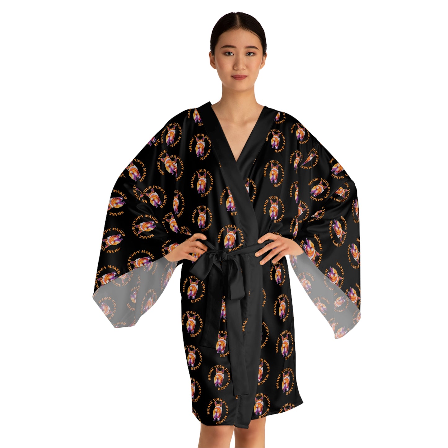 Shake Your Puppy Maker Kimono Robe