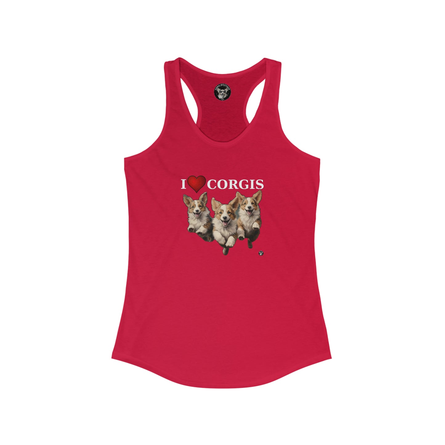 I Heart Corgis - Racerback Tank