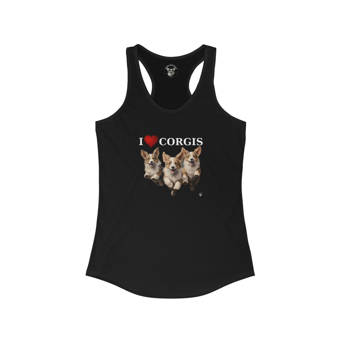 I Heart Corgis - Racerback Tank