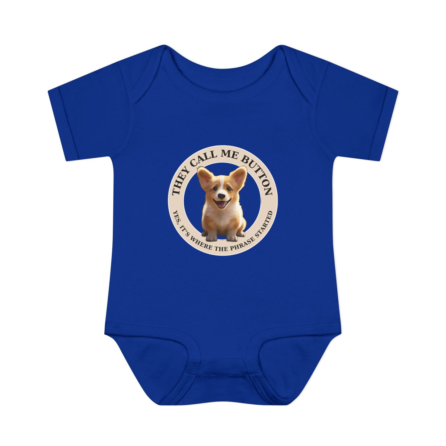 Cute as a Button Infant Bodysuit