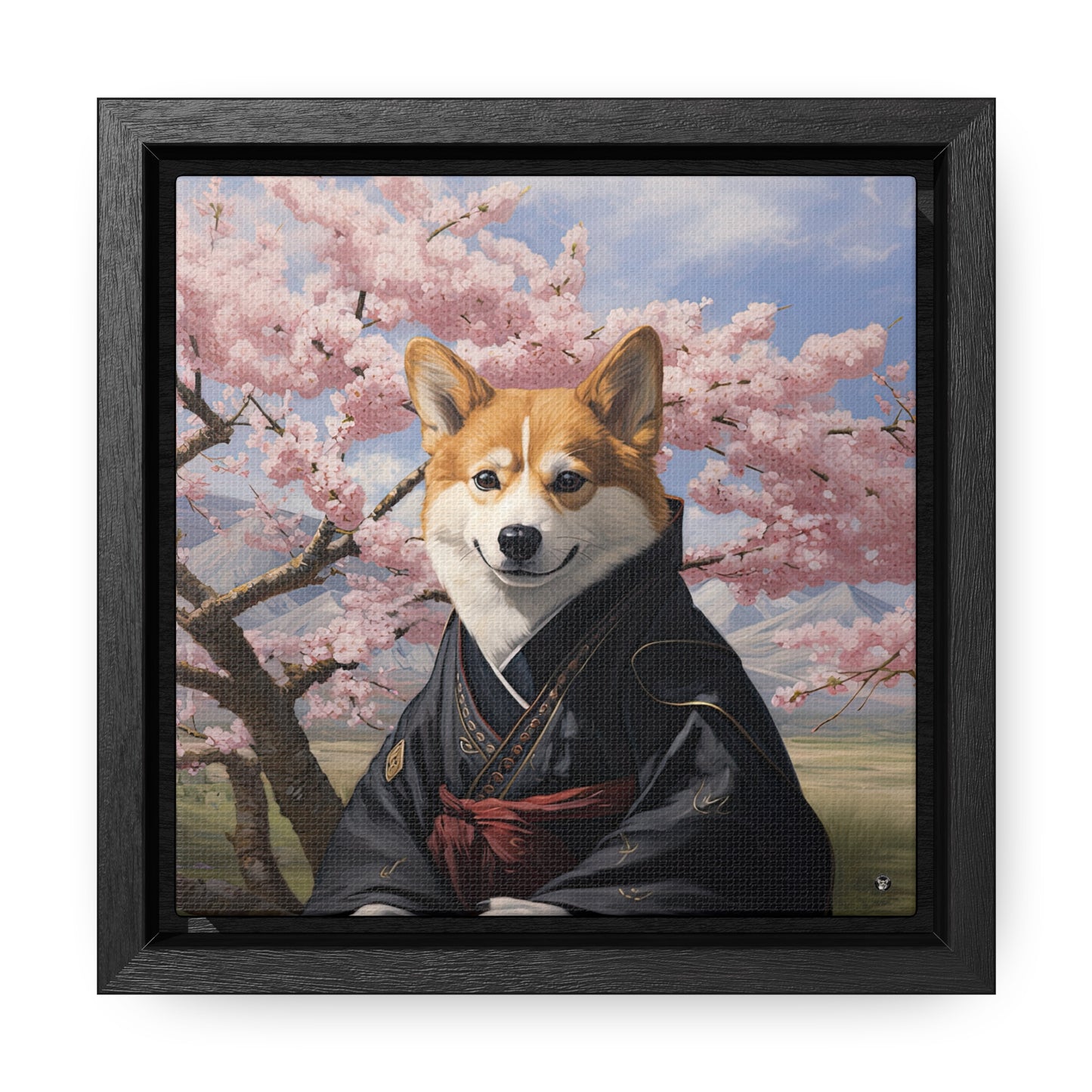 Zendog - Framed on Canvas
