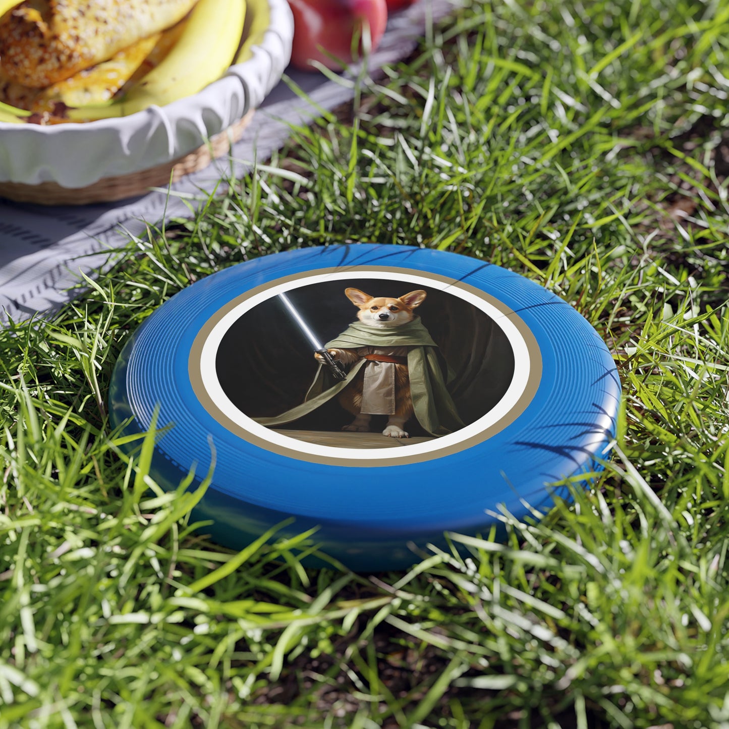 Jedi Corgi - Wham-O Frisbee