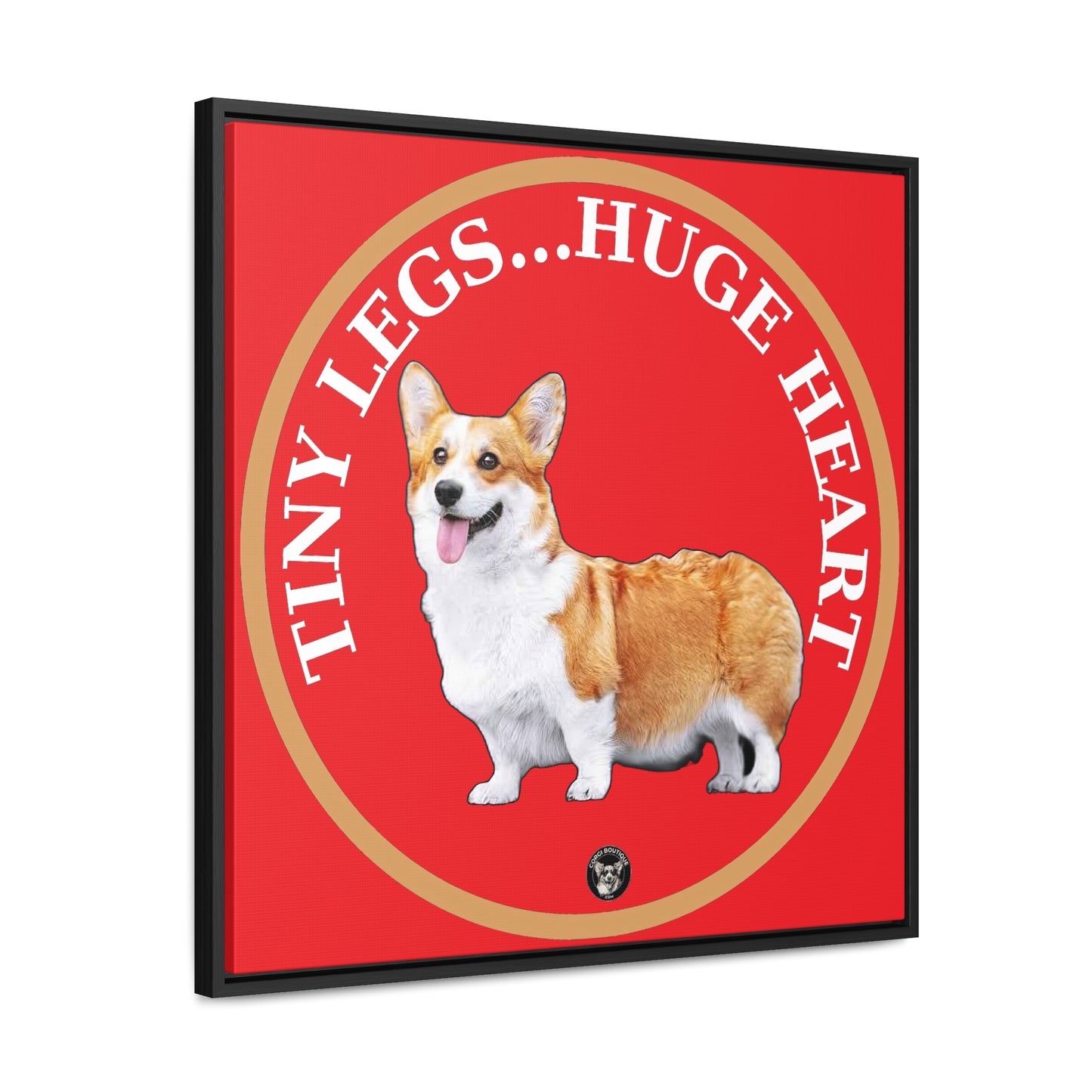 Tiny Legs...Huge Heart - Framed on Canvas