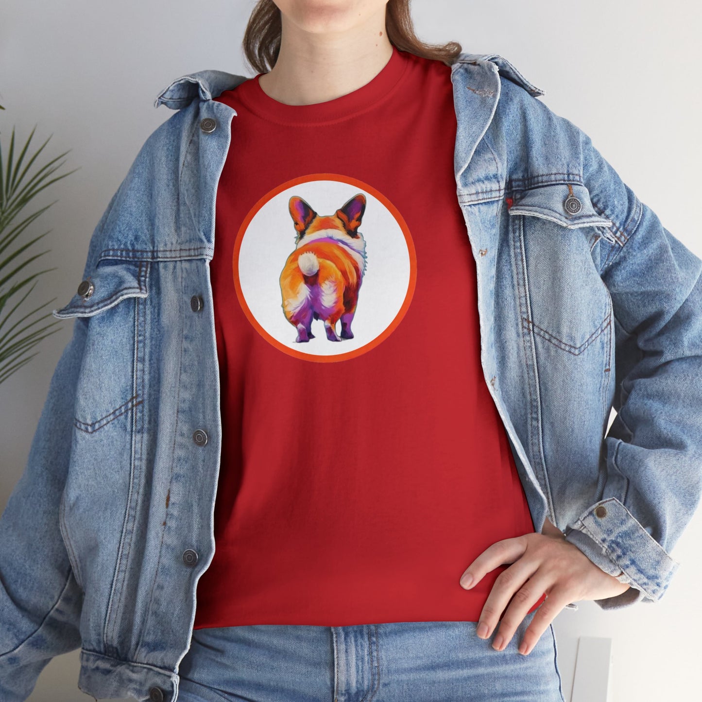 Corgi Butt - Unisex Heavy Cotton Tee