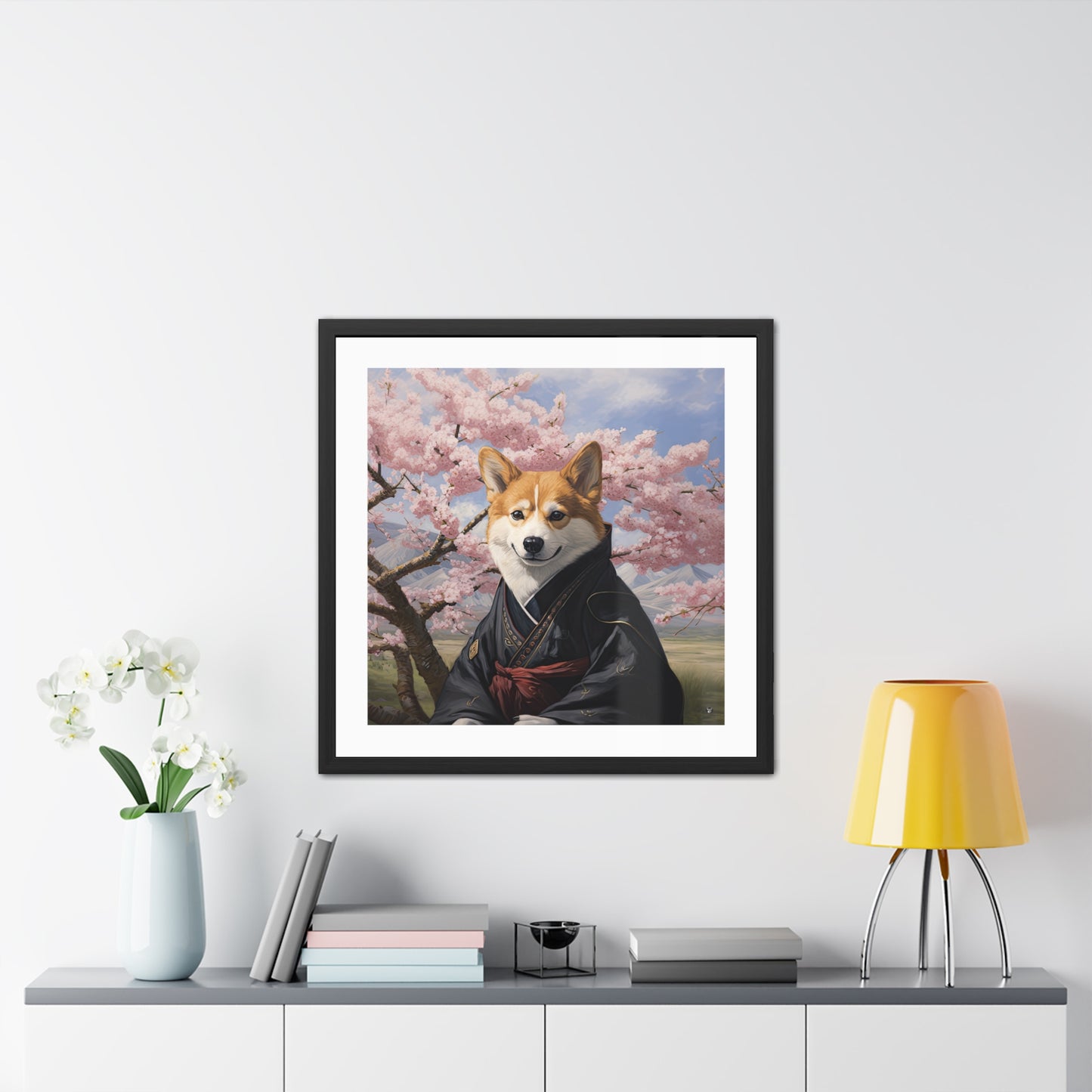 Zendog - Framed Print