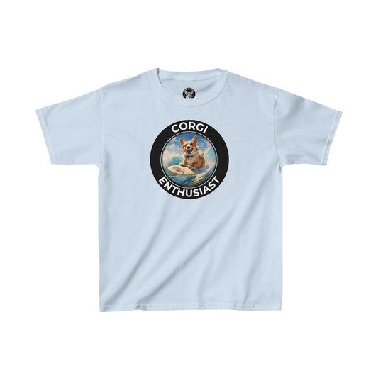 Corgi Enthusiast - Kids Heavy Cotton Tee