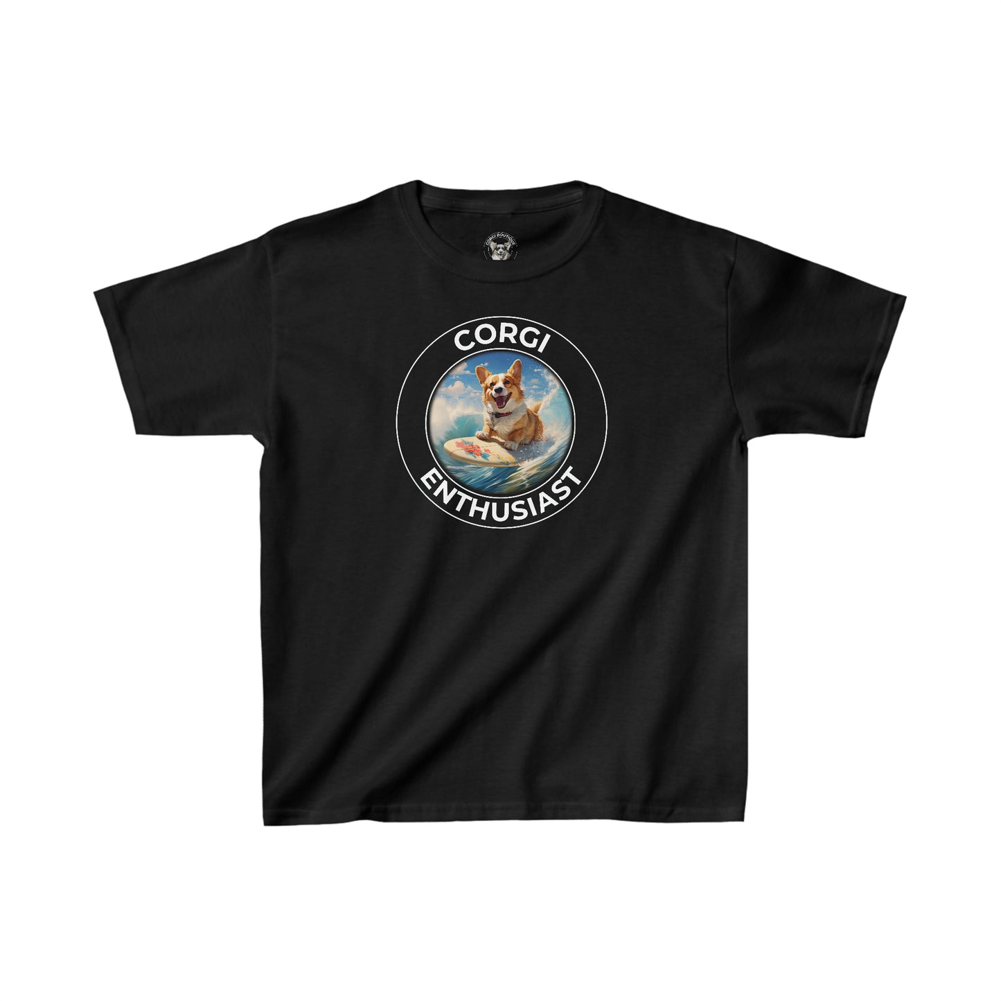 Corgi Enthusiast - Kids Heavy Cotton Tee