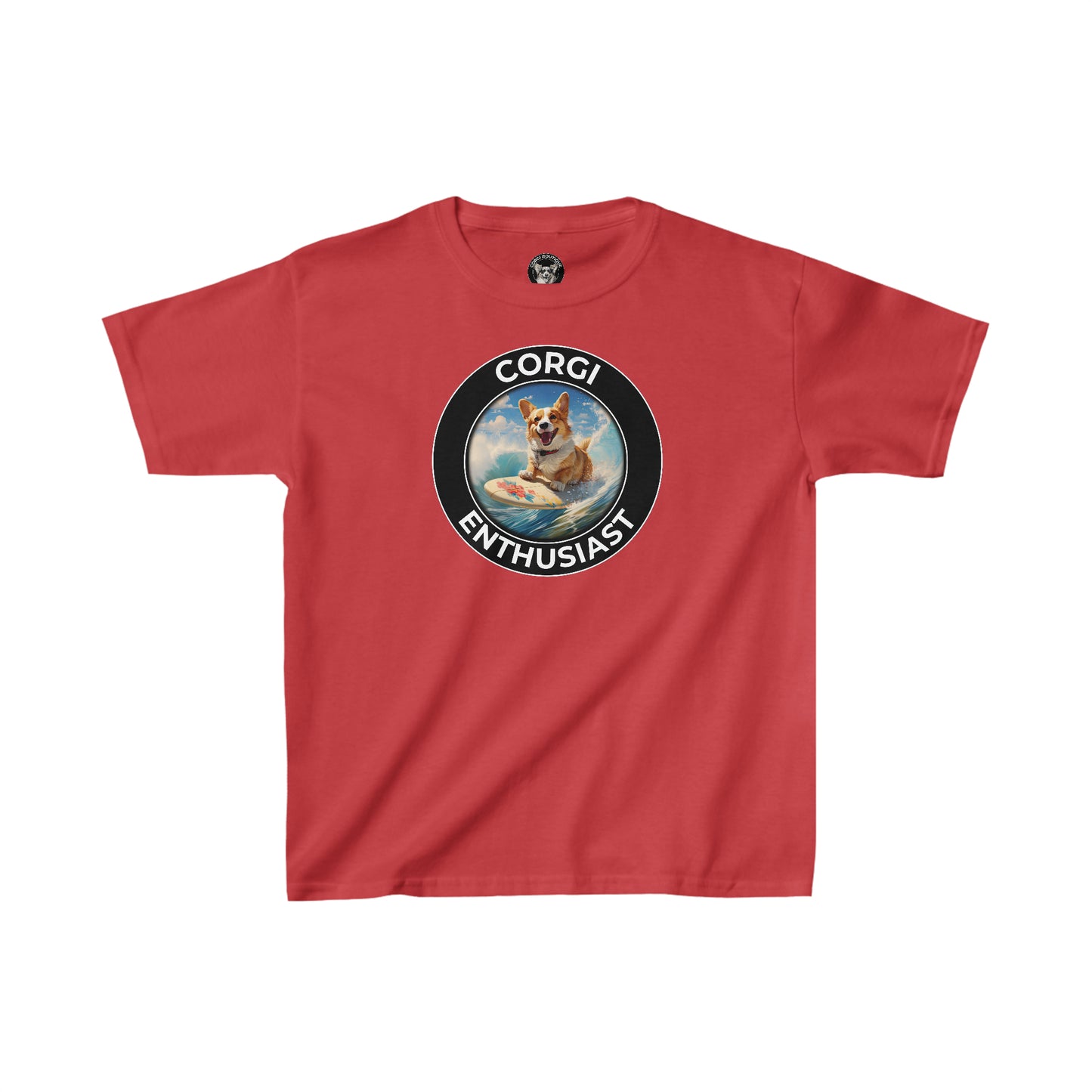Corgi Enthusiast - Kids Heavy Cotton Tee