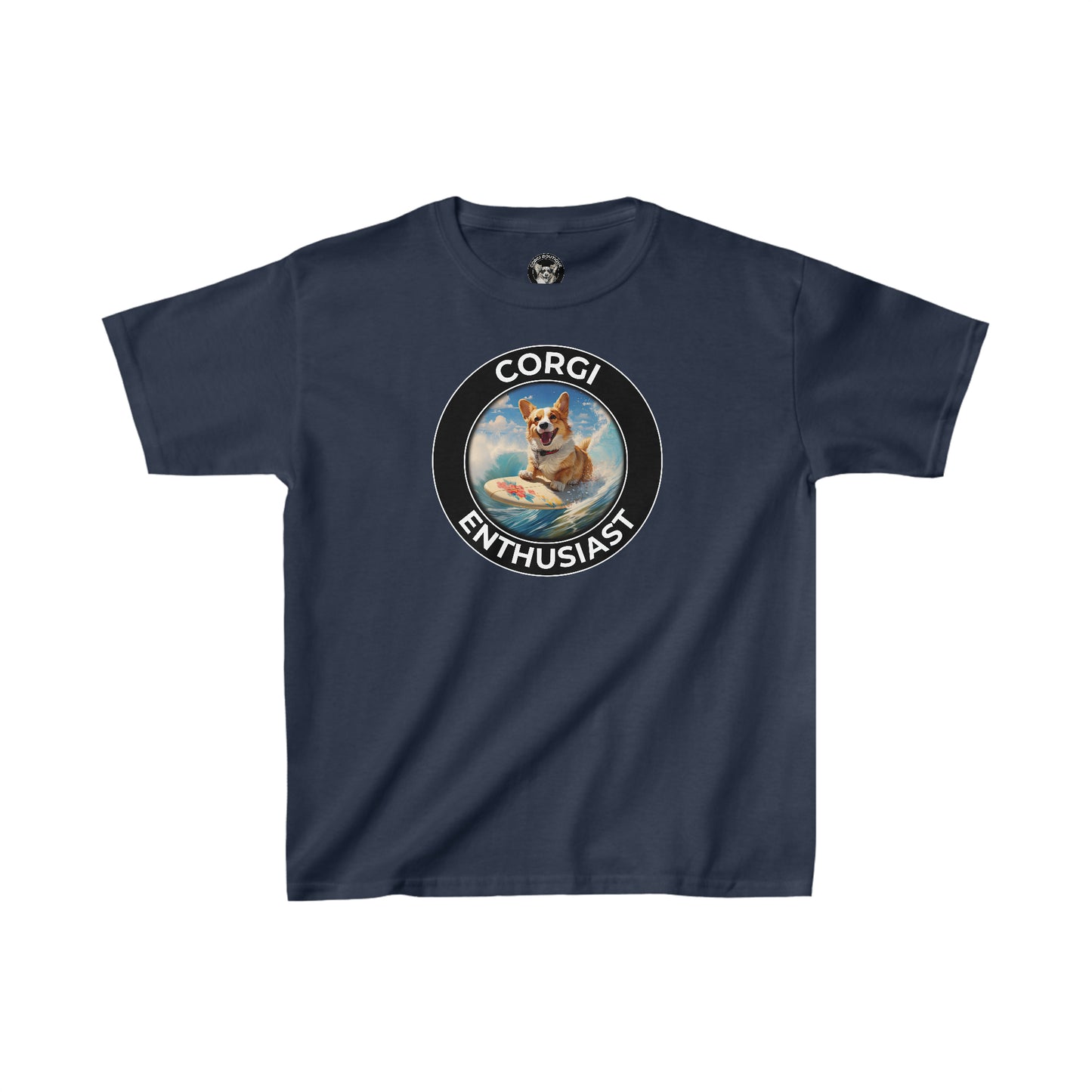 Corgi Enthusiast - Kids Heavy Cotton Tee