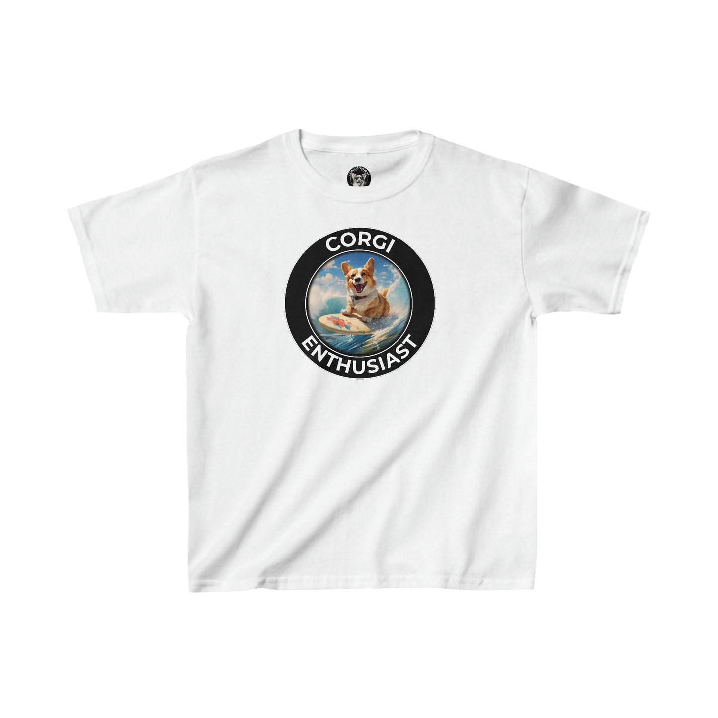 Corgi Enthusiast - Kids Heavy Cotton Tee