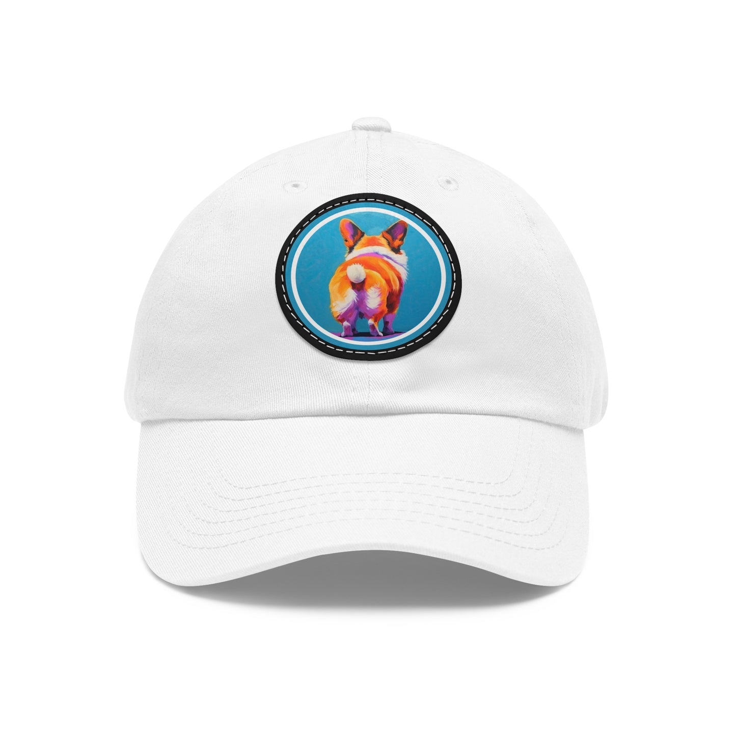 Corgi Butt - Cap with Leather Patch