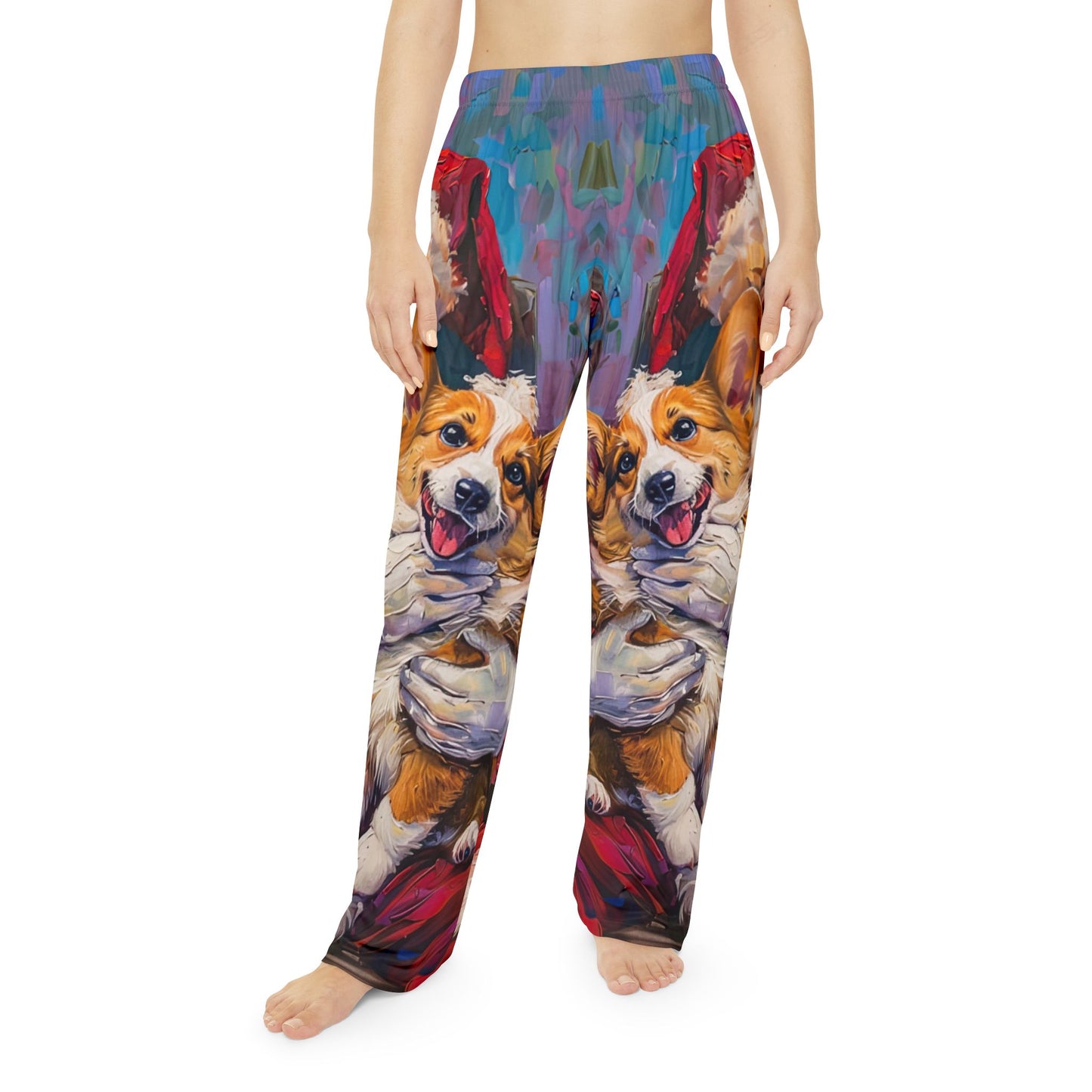 Christmas Corgi Women's Pajama Pants