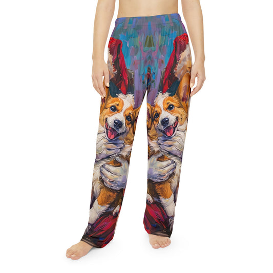 Christmas Corgi Women's Pajama Pants