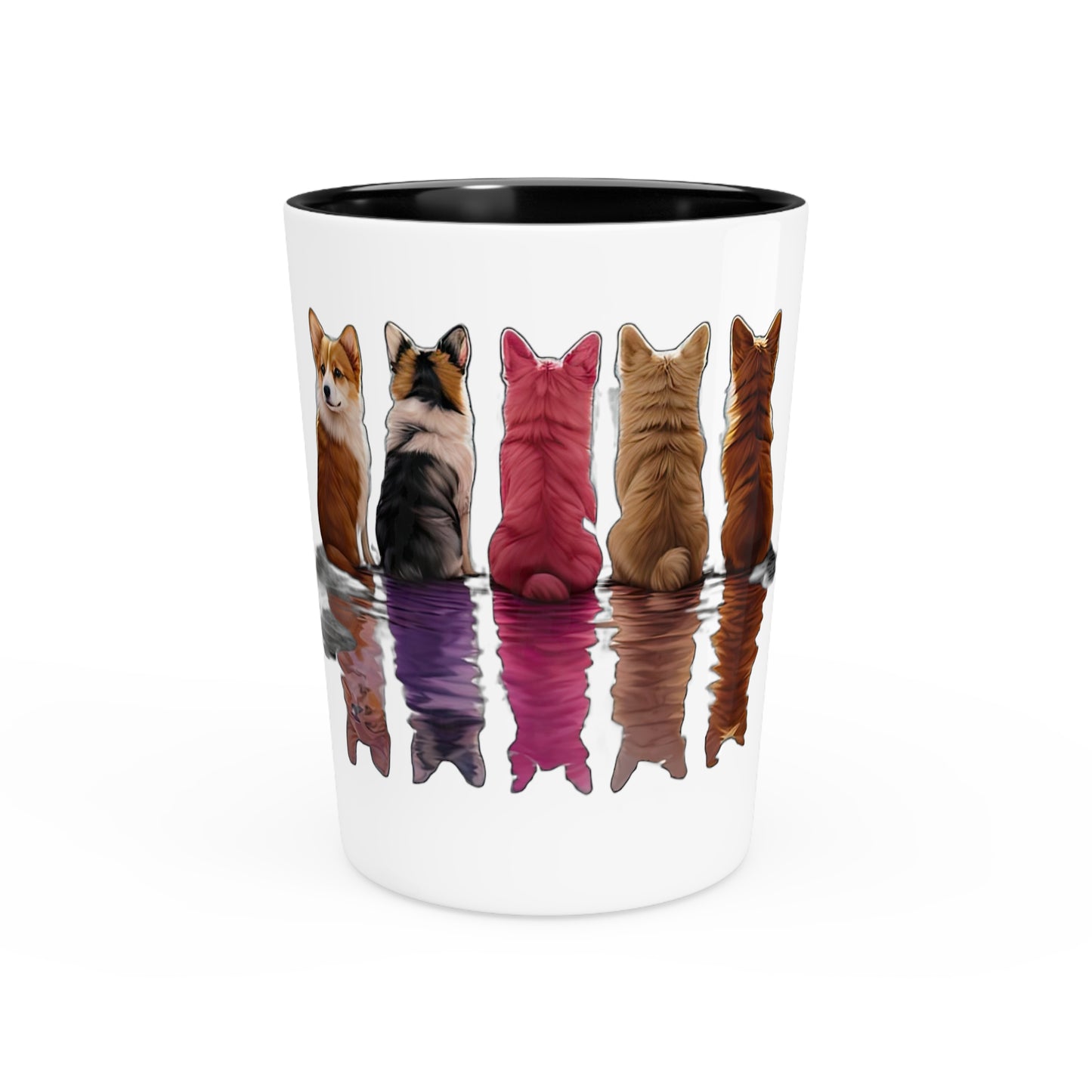 Corgi Reflection - Espresso/Shot Glass