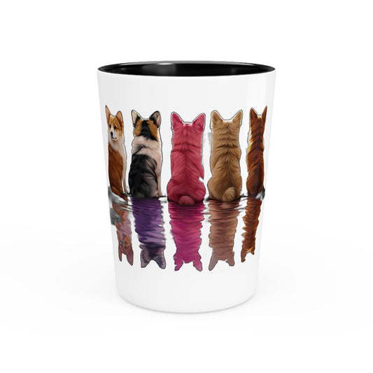 Corgi Reflection - Espresso/Shot Glass