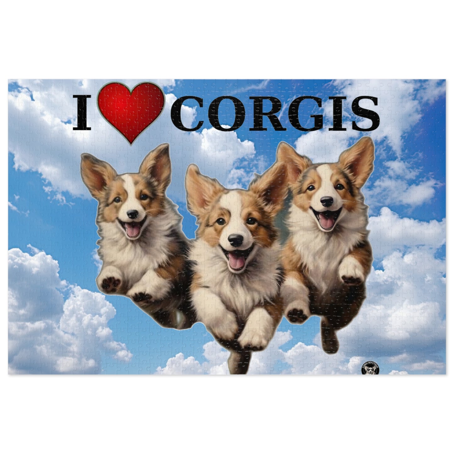 I Heart Corgis - Jigsaw Puzzle